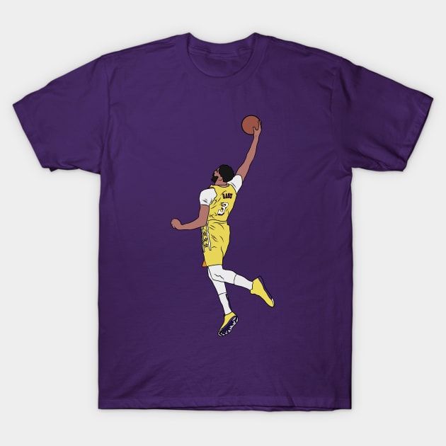 Anthony Davis Dunk T-Shirt by rattraptees